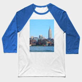 Manhattan Skyline as Seen From Hoboken, NJ Baseball T-Shirt